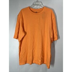 Under Armour Training T-Shirt Orange UA Playback Boxy Short Sleeve Men's Size XL